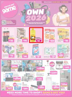Game : Own 2026 (30 December 2025 - 19 January 2026), page 1
