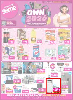 Game : Own 2026 (30 December 2025 - 19 January 2026), page 1