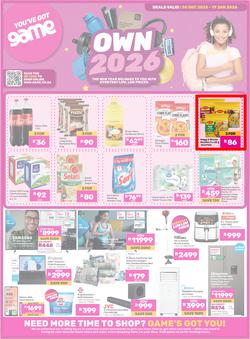 Game : Own 2026 (30 December 2025 - 19 January 2026), page 1