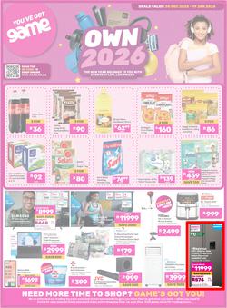 Game : Own 2026 (30 December 2025 - 19 January 2026), page 1