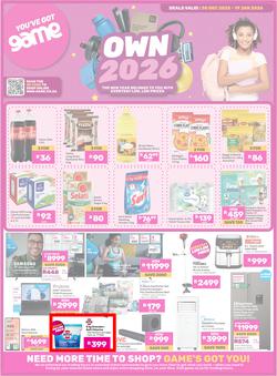 Game : Own 2026 (30 December 2025 - 19 January 2026), page 1