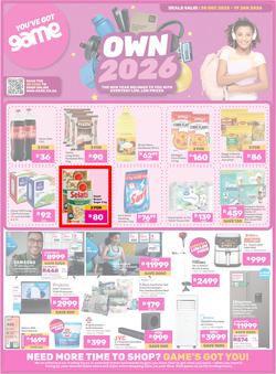 Game : Own 2026 (30 December 2025 - 19 January 2026), page 1