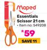 Maped Essentials Scissor (21cm) 549208