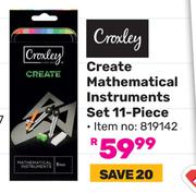 Croxley Create Mathematical Instruments Set (11 Piece) 819142