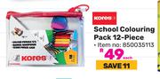 Kores School Colouring Pack (12 Piece) 850034113