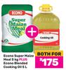 Econo Super Maize Meal 5Kg Plus Econo Blended Cooking Oil 5L-For Both