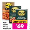 Koo Beans Assorted-For 3 x 410g