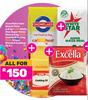 Snowflake Cake Wheat Flour 2.5Kg+White Star Super Maize Meal 2.5Kg+Excella Rice 2Kg-For Both
