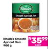 Rhodes Smooth Apricot Jam-900g