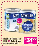 Nestle Condensed Milk Or Gold Cross Condensed Milk-Each