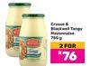 Crosse & Blackwell Tangy Mayonnaise-For 2 x 750g