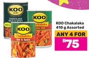 Koo Chakalaka Assorted-For Any 4 x 410g