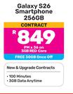 Samsung Galaxy S26 256GB Smartphone-On 3GB Red Core
