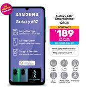 Samsung Galaxy A07 128GB Smartphone-On Red Flexi 170