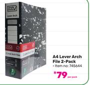 Simple Choice A4 Lever Arch File 2 Pck 765644-Per Pack