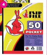 Flip File A4 Pocket File 50 Page 428311