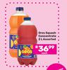 Oros Squash Concentrate Assorted-2L Each