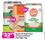 Nyala Or Super Sun Or Iwisa Instant Porridge-1Kg Each