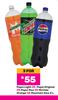 Pepsi Light Or Pepsi Original Or Pepsi Max Or Mirinda Orange Or Mountain Dew-For 3 x 2L