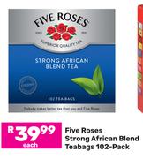 Five Roses Strong African Blend Teabags 102 Pack