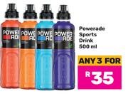 Powerade Sports Drink-For 3 x 500ml