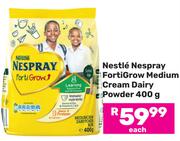 Nestle Nespray Fortigrow Medium Cream Dairy Powder-400g