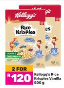 Kellogg's Rice Krispies Vanilla-For 2 x 500g