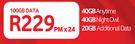Vodacom Mobile Data-On 100GB Data