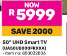 Samsung 50" UHD Smart TV UA50U8000FKXXA 850032806