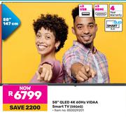 Hisense 58" QLED 4K 60Hz VIDAA Smart TV 58Q6Q 850029201