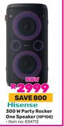Hisense 300W Party Rocker One Speaker HP100 834712