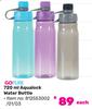 Go Pure 720ml Aqualock Water Bottle 812553002/01/03