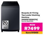 Samsung Bespoke AI 17.5kg Top Loader Washing Machine WA80F18S8CFA