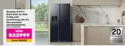 Samsung Bespoke AI 617Ltr Black Side-By-Side Fridge With Smart Things (Non-Plumbed) RS70F65K2FFA