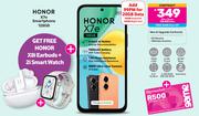 Honor X7e 128GB Smartphone-On 1GB Red Core Get Free Honor X8i Earbuds + 2i Smartwatch
