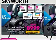 Skyworth 65" QLED 4K Google Smart TV 850035043