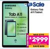 Samsung Galaxy Tab A11 Tablet With Vodacom Prepaid Sim