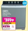 Defy 15Kg Twin Tub Washing Machine LI DTT151 802422