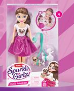 Zuru Sparkle Girlz 10.5" Dog Walker Doll Set 833089