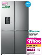 Hisense 579L Multi Door Freezer/Fridge H750FS-WD (827007)