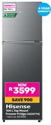 Hisense 154L Top Mount Freezer Fridge H225TTS (827008)