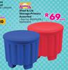 Sunny Stool & Lid Storage Primary Assorted 850016316/850023011