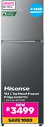 Hisense 154L Top Mount Freezer/Fridge H225TTS (827008)