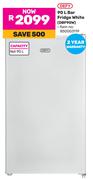 Defy 90L Bar Fridge (White) DBF90W 850003119