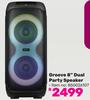 Volkano Groove 8" Dual Party Speaker 850026107