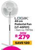 Logik 40cm Pedestal Fan LT-40P01