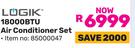 Logik 18000BTU Air Conditioner Set