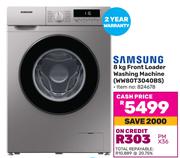 Samsung 8Kg Front Loader Washing Machine WW80T3040BS