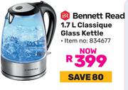 Bennett Read 1.7Ltr Classique Glass Kettle