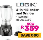 Logik 2-in-1 Blender And Grinder